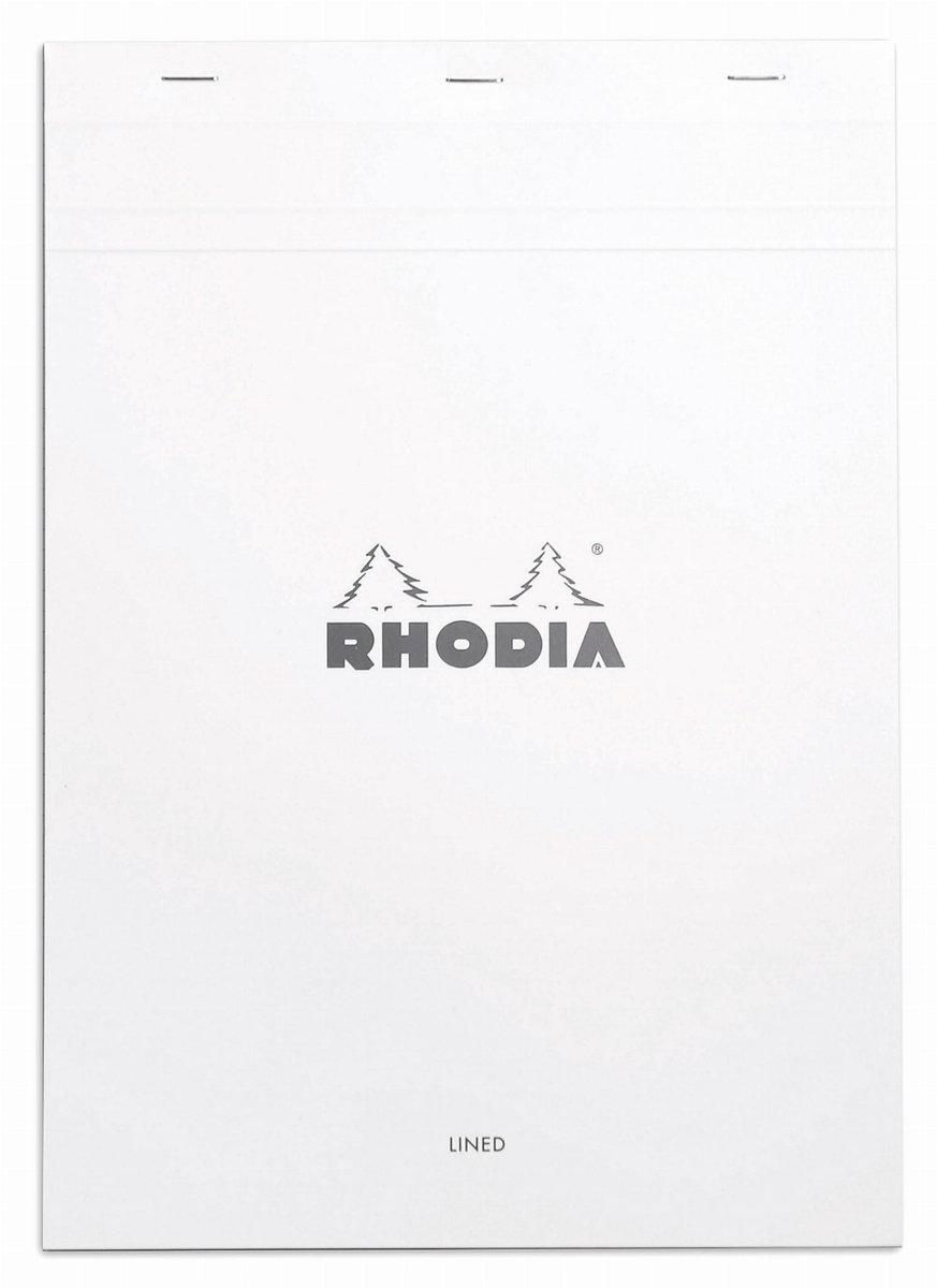 Blok Rhodia N°18 A4 21x29,7 cm, linie, biały