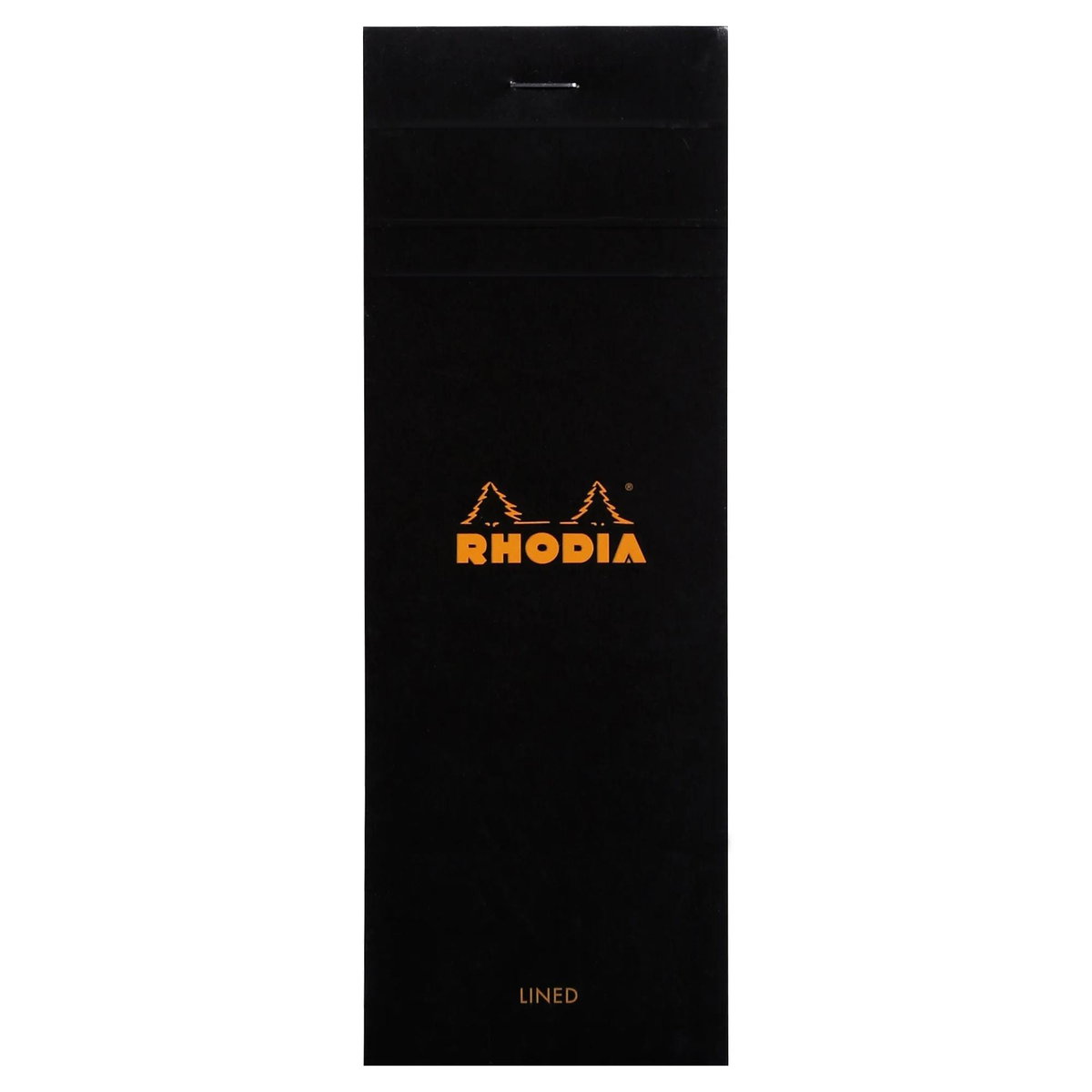 Blok Rhodia N°8 7,4x21 cm, linie, czarny
