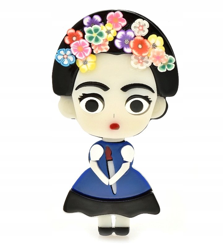 EKSKLUZYWNA PRZYPINKA BROCHA BROSZKA - FRIDA KAHLO
