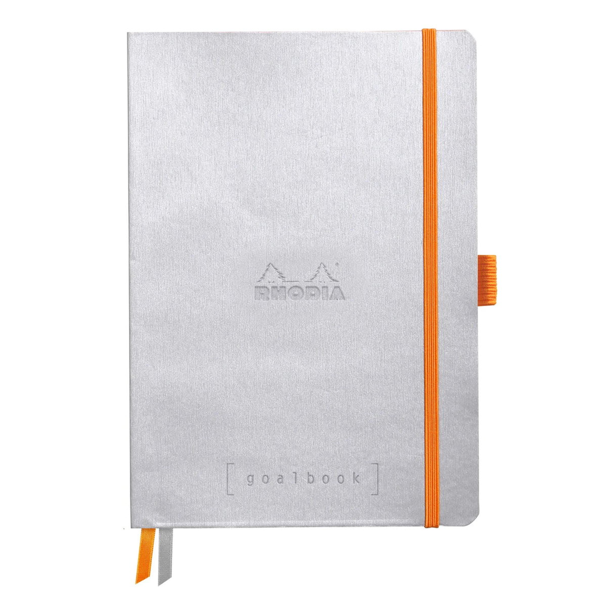 Goalbook Rhodia A5, miękka oprawa, srebrny
