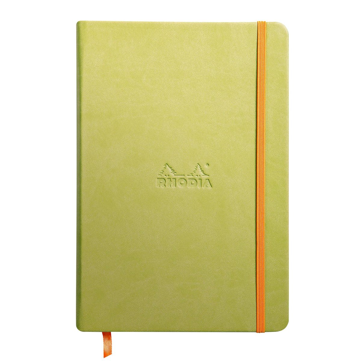 Notatnik Rhodia A5, twarda oprawa, linie, zielony