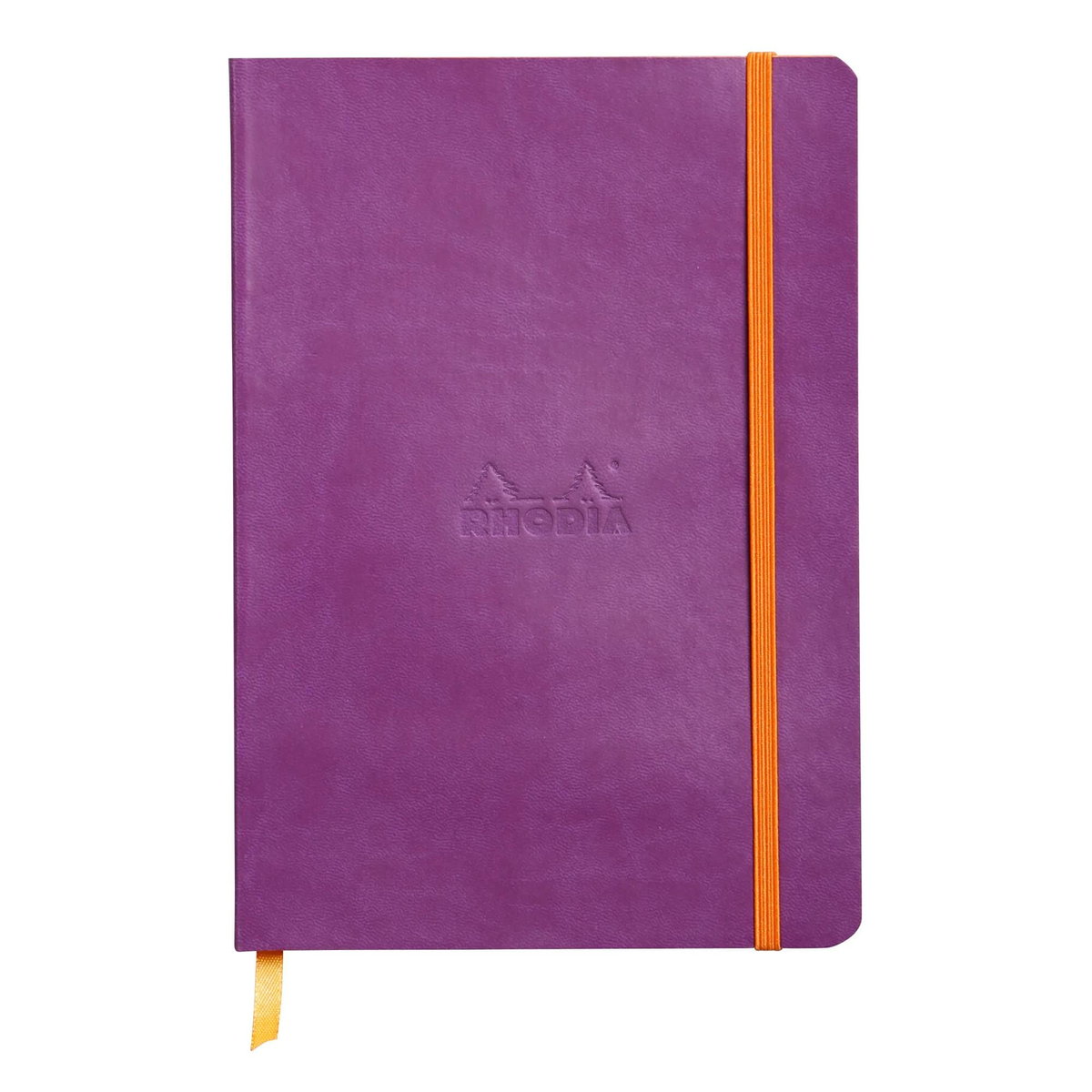 Notatnik Rhodia A5, miękka oprawa, kratka, Fioletowy