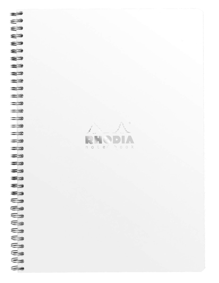 Notatnik Rhodia A4+, linie, biały