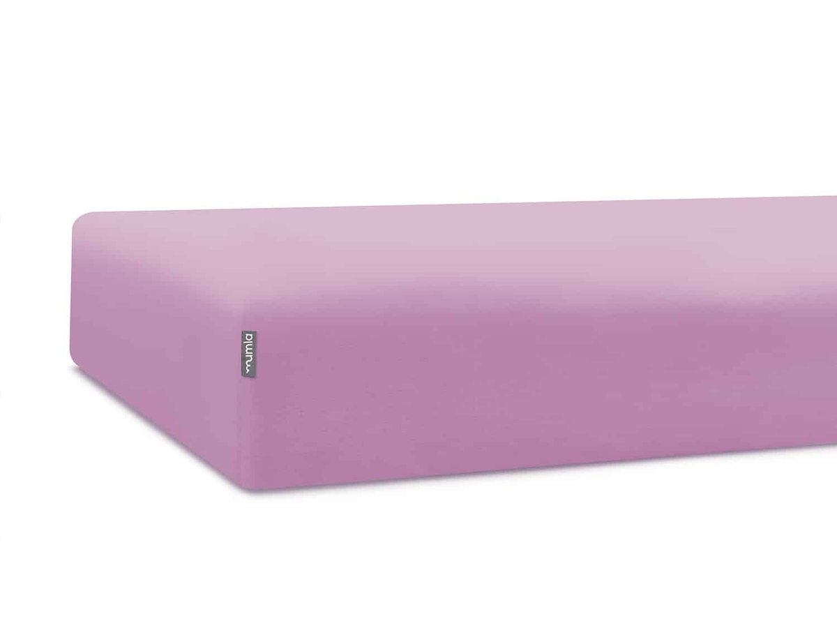 prześcieradło fioletowe 140 x 200 cm - MUMLA