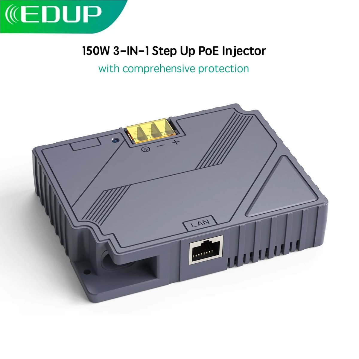 Adapter POE INJECTOR Starlink Gen2 V2 Do 150W LAN Ethernet RJ45 1GB 1000Mb do Routera EDUP EP-SK0017