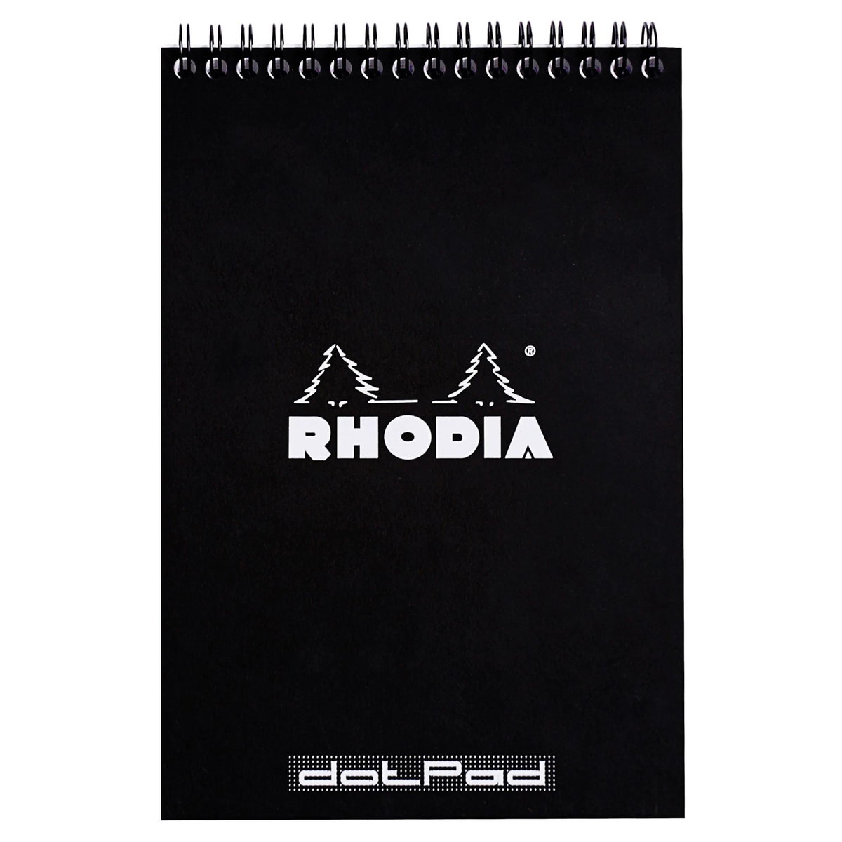 Notatnik Rhodia A5, kropki, czarny
