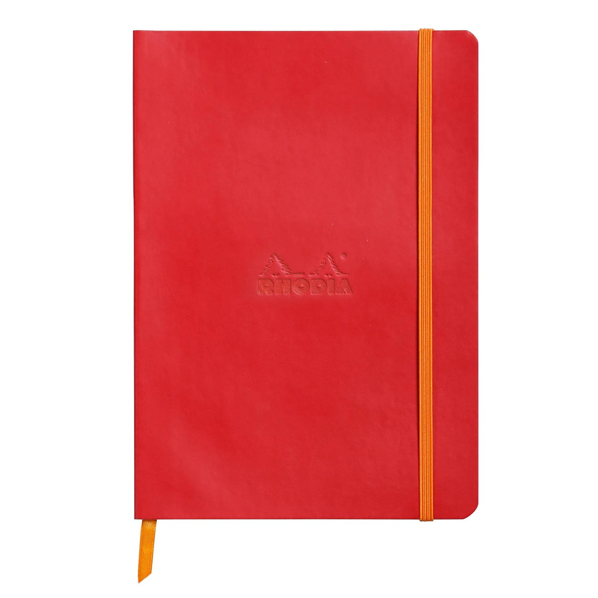 Notatnik Rhodia A5, miękka oprawa, kratka, Czerwony