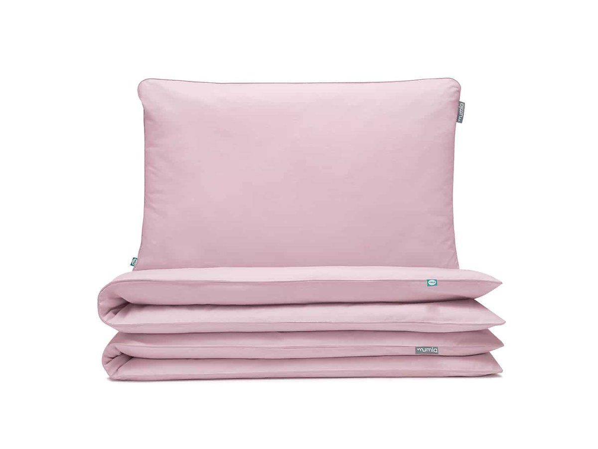 pościel basic różowy 160x200 cm + 2x 60x50 cm - MUMLA