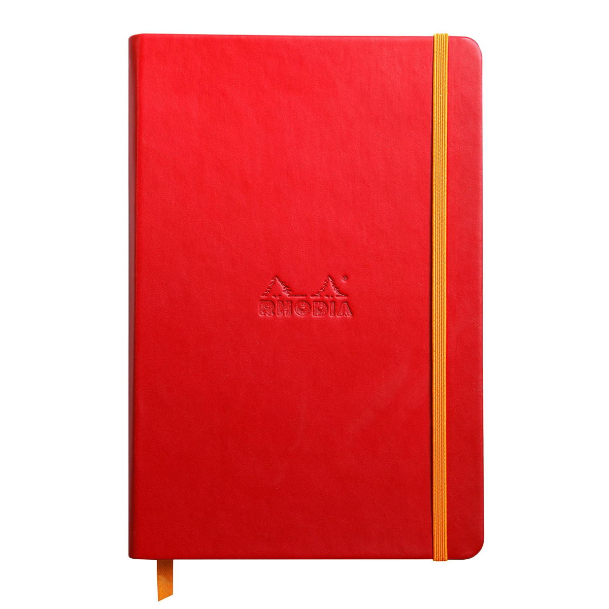 Notatnik Rhodia A5, twarda oprawa, linie, czerwony