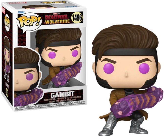 funko pop! deadpool & wolverine marvel 1496 gambit