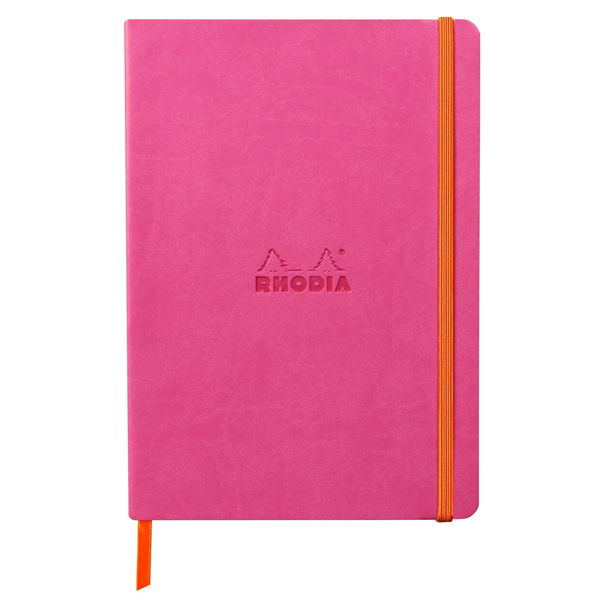 Notatnik Rhodia A5, miękka oprawa, linie, Fuksja
