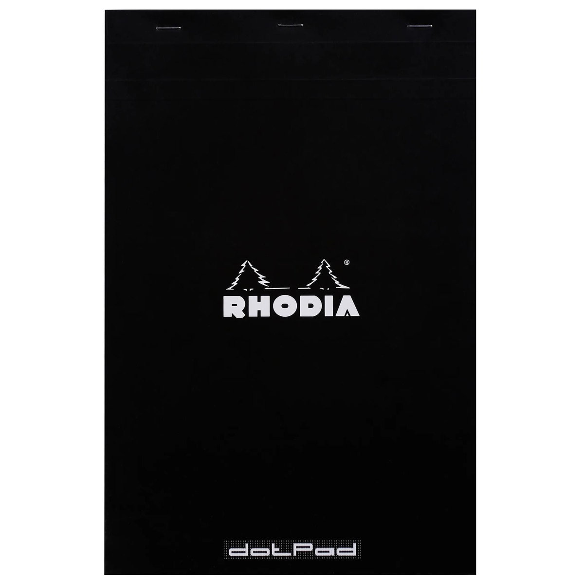 Blok Rhodia N°19 A4+ 21x31,8 cm, kropki, czarny