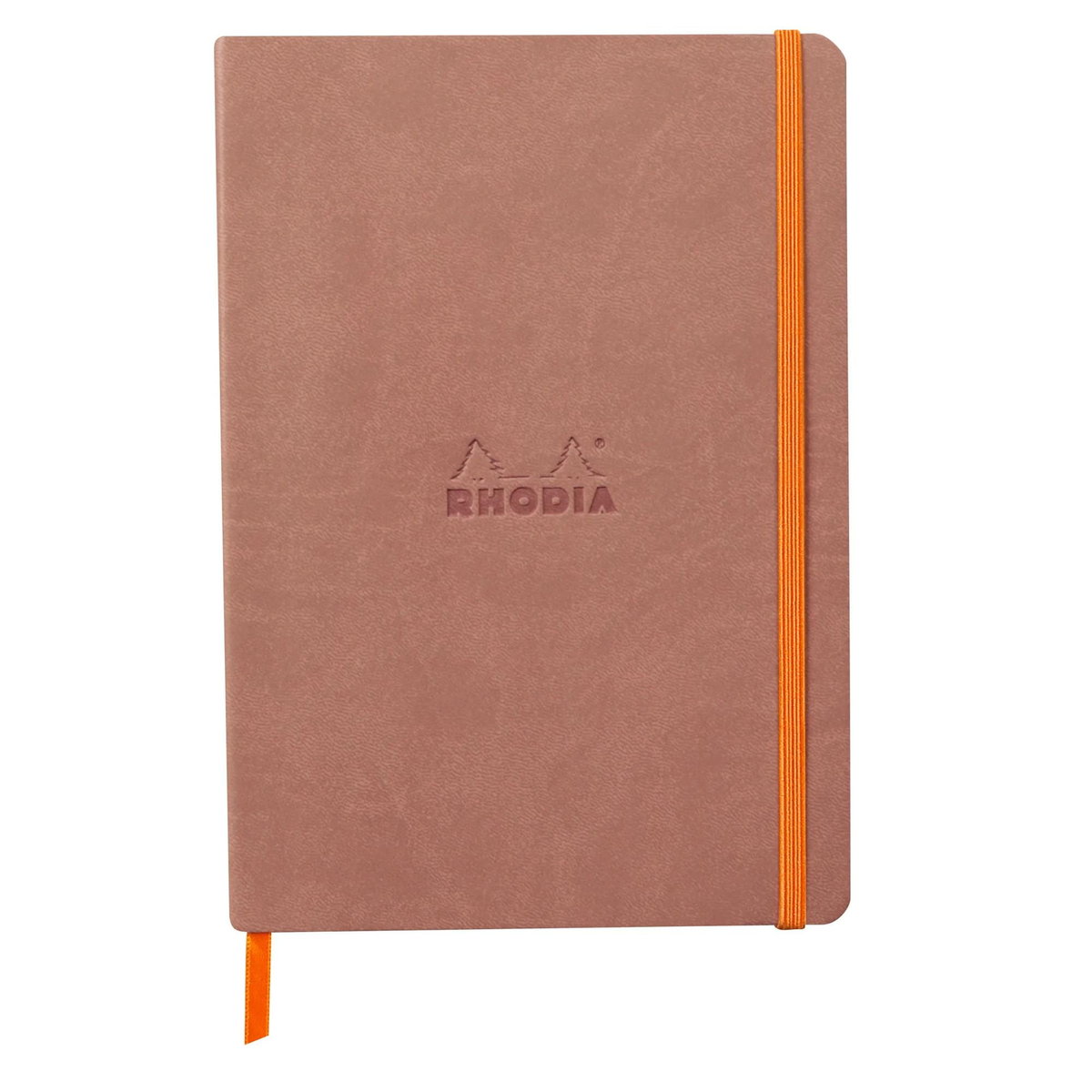 Notatnik Rhodia A5, miękka oprawa, kropki, Rosewood