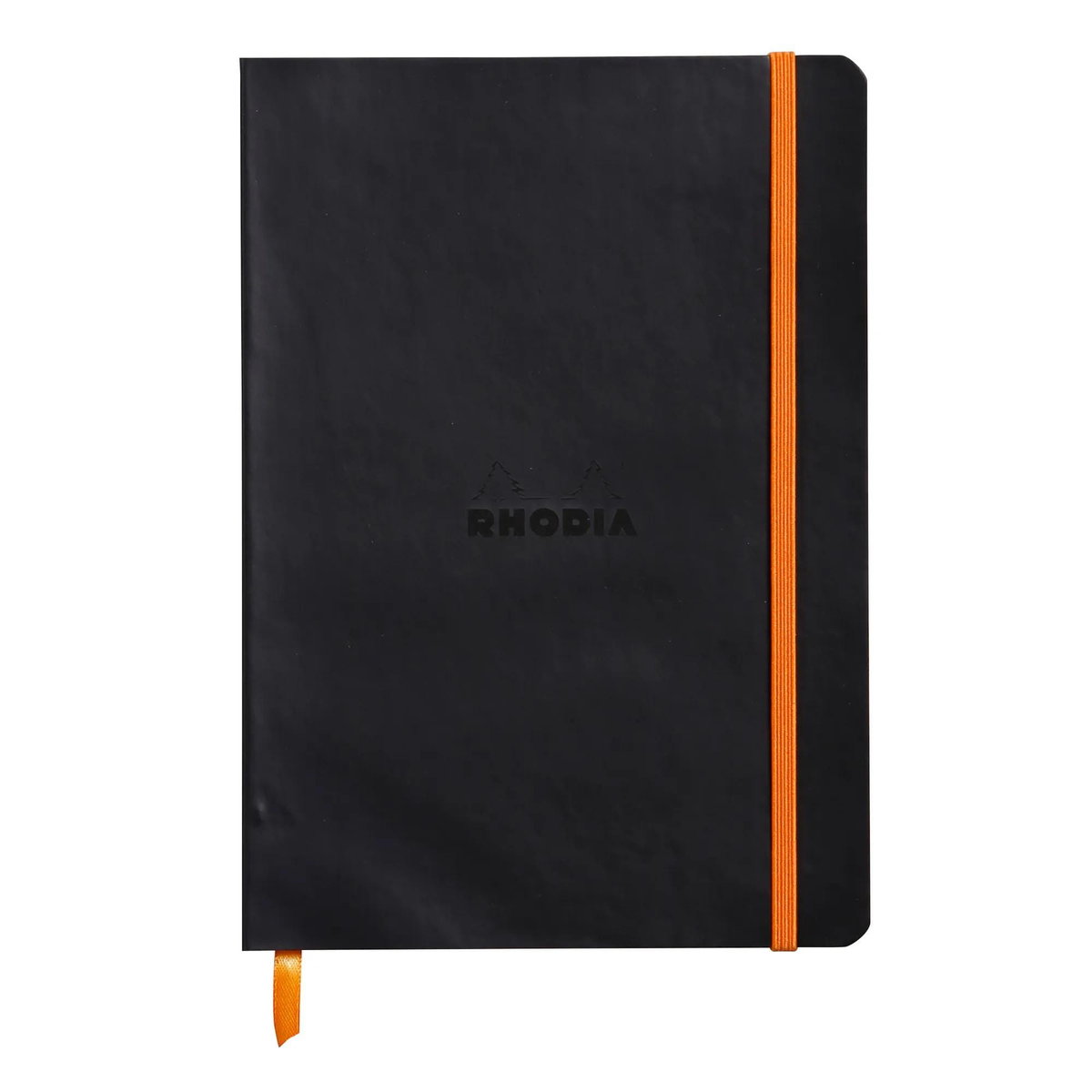 Notatnik Rhodia A5, miękka oprawa, linie, Czarny