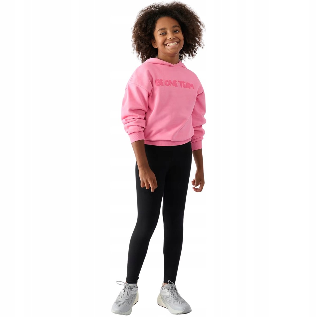 Legginsy dla dziewczynki 4F F178 głęboka czerń 4FJWMM00TTIGF178 20S 146cm