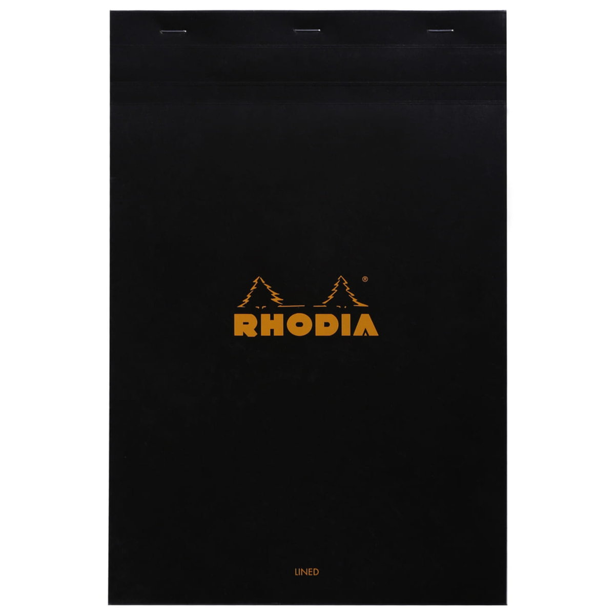 Blok Rhodia N°19 A4+ 21x31,8 cm, linie, czarny