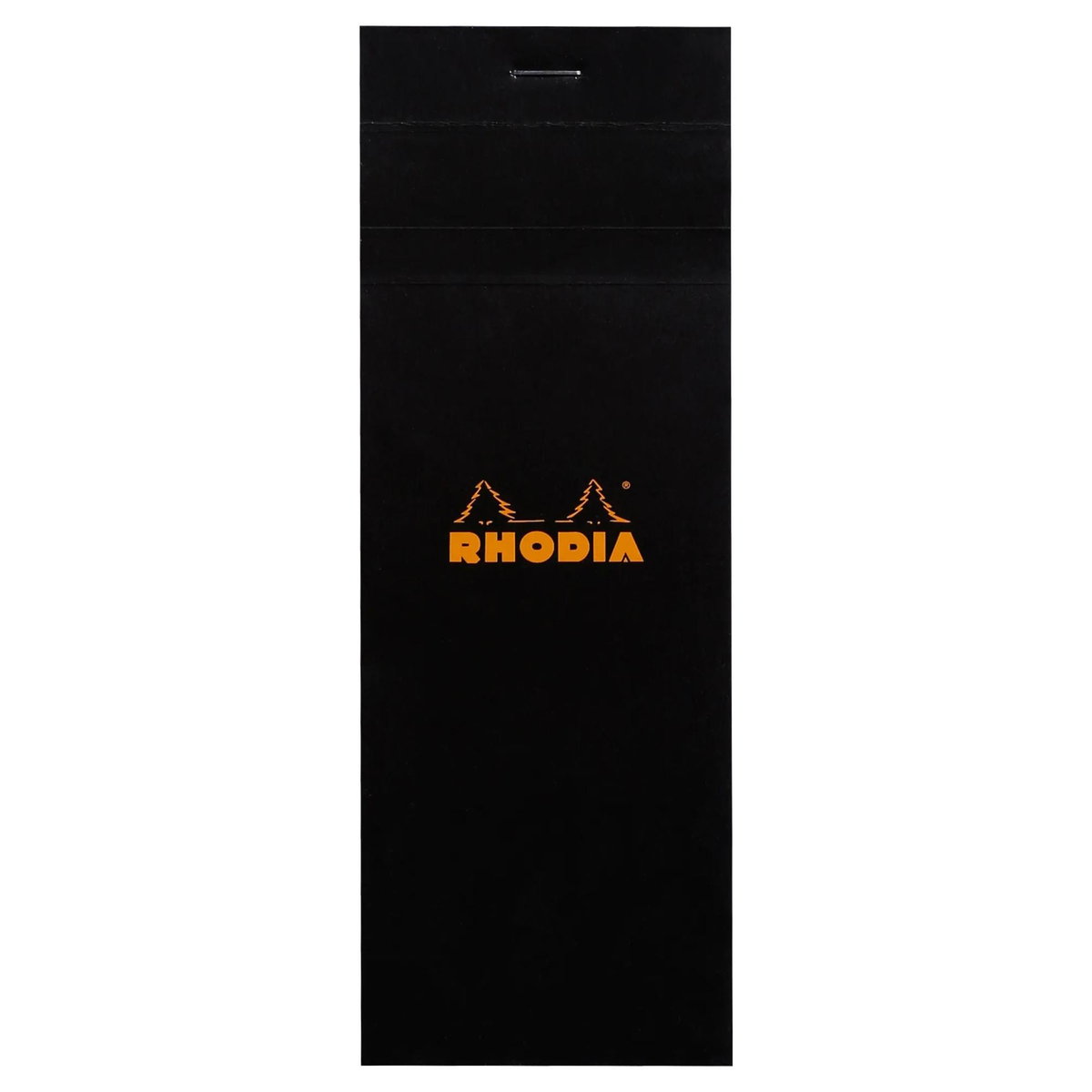 Blok Rhodia N°8 7,4x21 cm, kratka, czarny