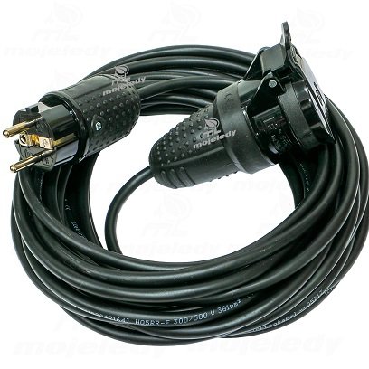 Przedłużacz gumowy OW 3x1 z/u gn wt H05RR-F 10m