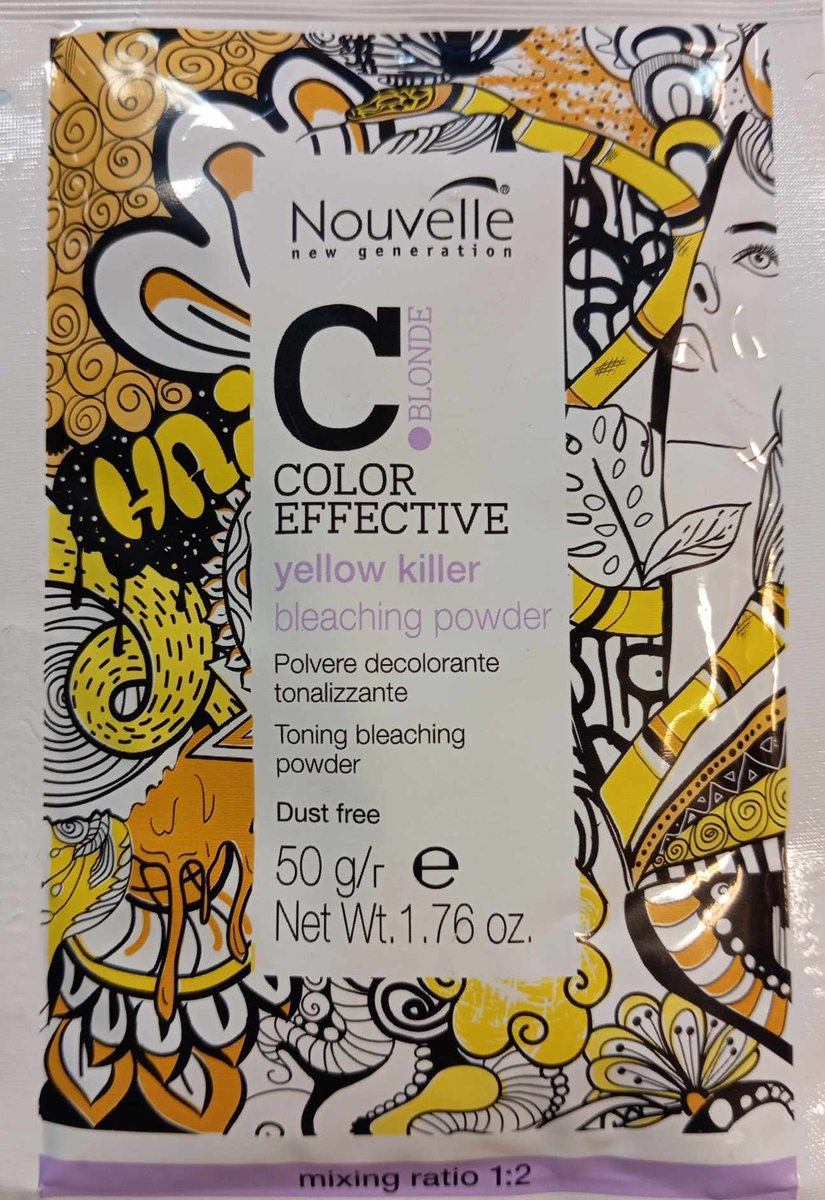 Nouvelle Rozjaśniacz Yellow Killer Do 9 Tonów 50g