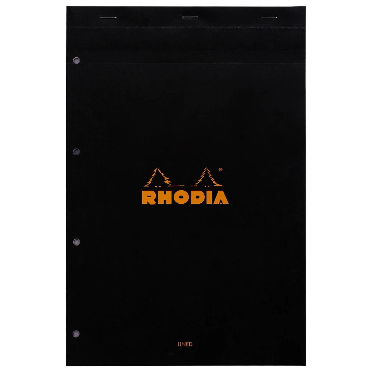 Blok Rhodia N°20 A4+ 21x31,8 cm, linie, czarny