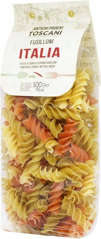 Makaron kolorowy fusiloni 500g - Antichi Poderi Toscani