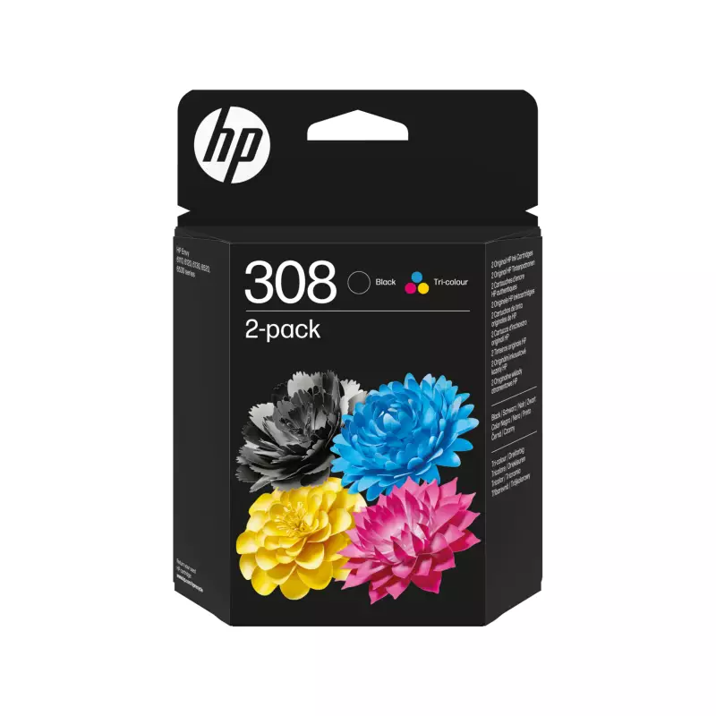 HP 308 (6L6S6UE) black + CMY