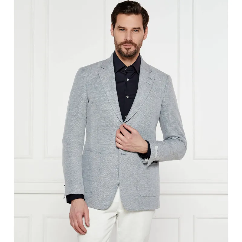 TIGER OF SWEDEN Marynarka Justin HL Regular Fit z dodatkiem lnu