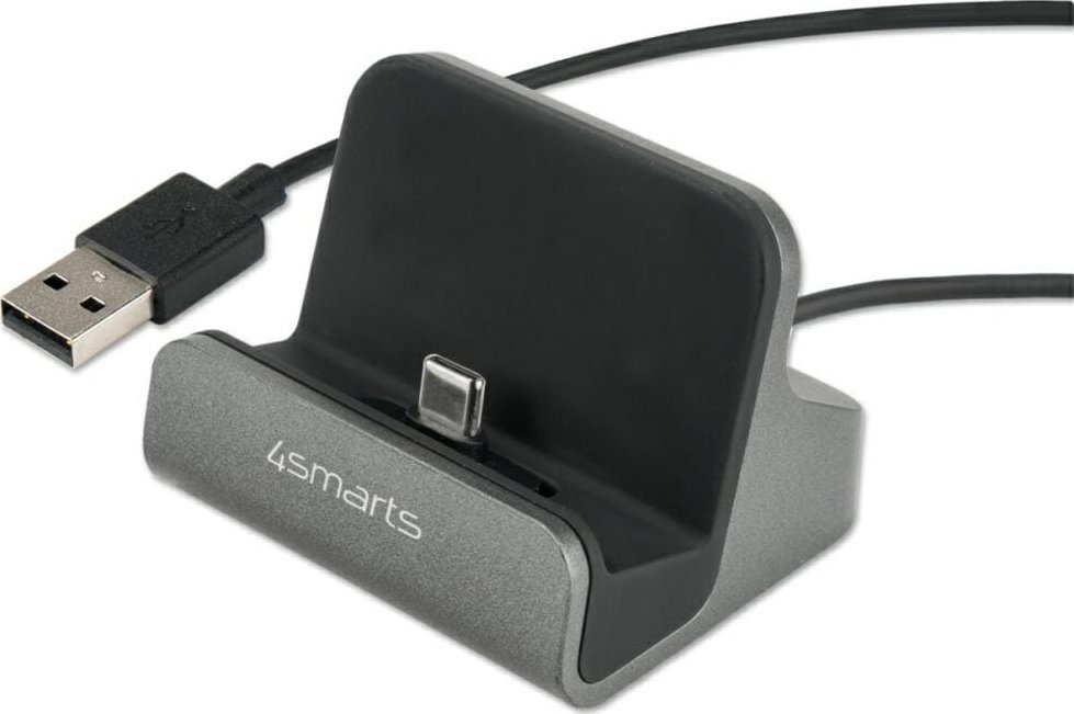 Kabel USB 4smarts 4smarts USB Type-C Charging Station VoltDock 10W grey - 4S462240