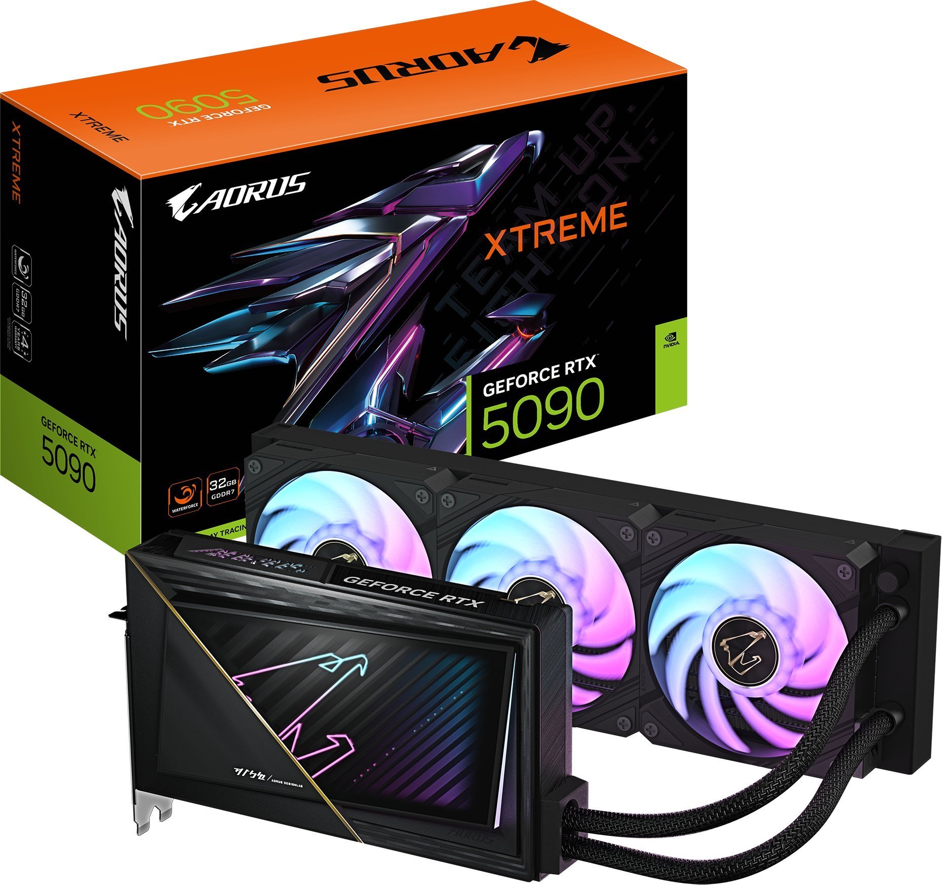 Gigabyte AORUS GeForce RTX 5090 Xtreme Waterforce 32GB GDDR7 GV-N5090AORUSX W-32GD