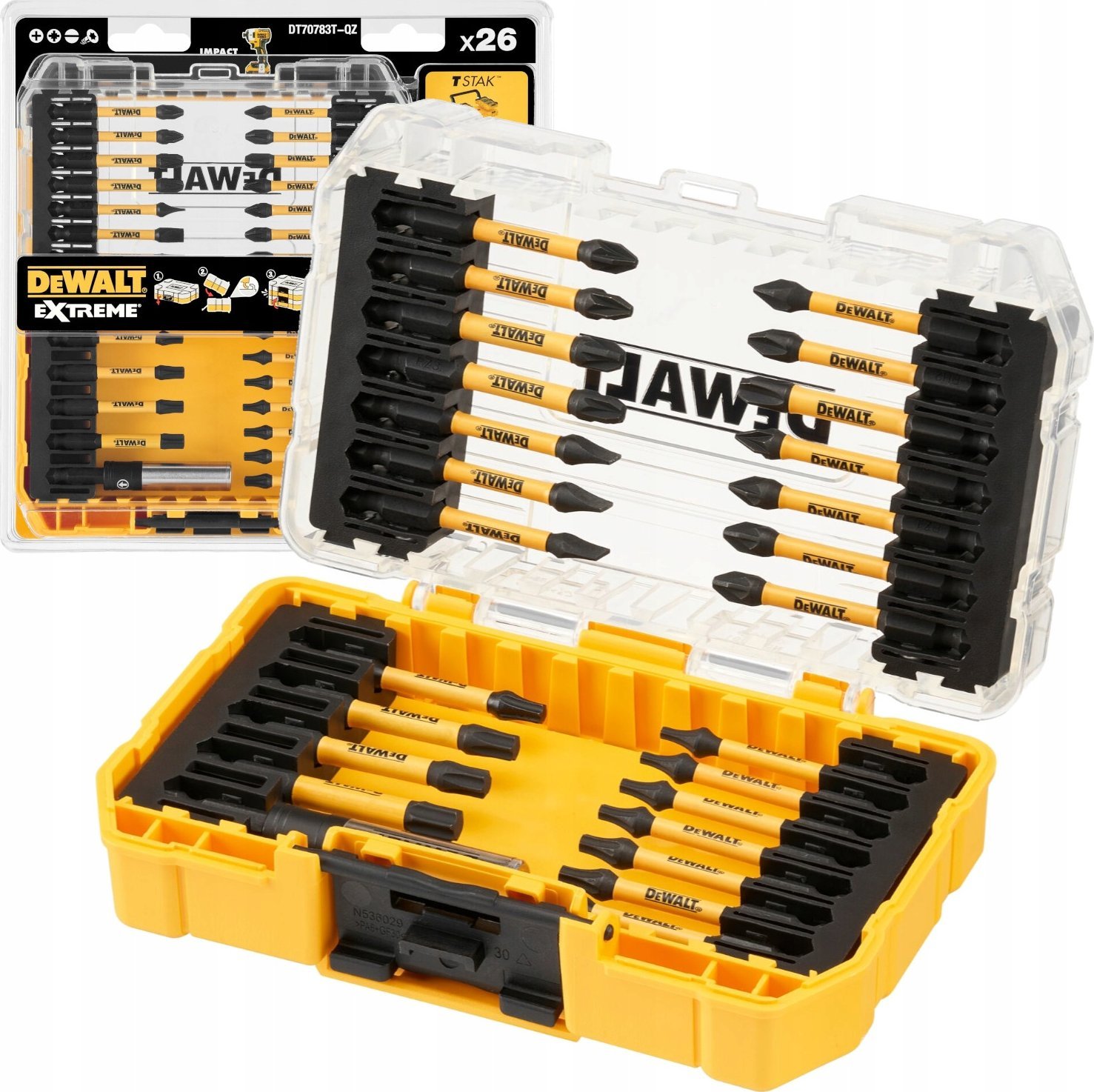 Dewalt DEWALT ZESTAW KOŃCÓWEK FLEXTORQ 14cz.