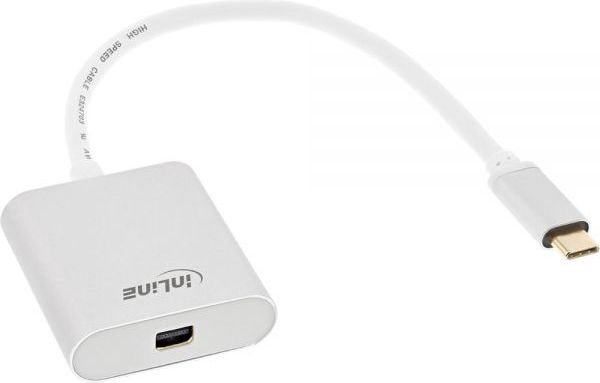 Adapter USB InLine USB-C - DisplayPort Mini Biały 64105S