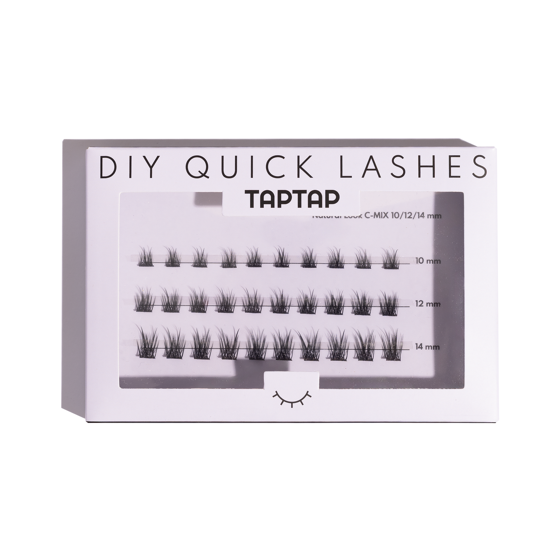 TAPTAP Kępki Rzęs DIY Natural Look C-MIX 10/12/14mm 30 szt.