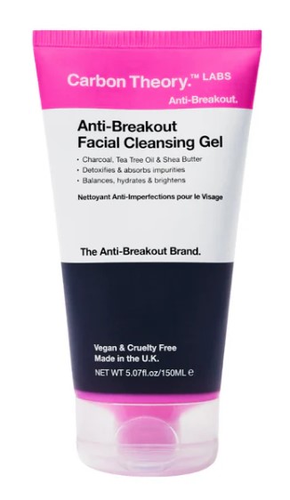 Carbon Theory Anti-Breakout Żel do Mycia Twarzy 150ml