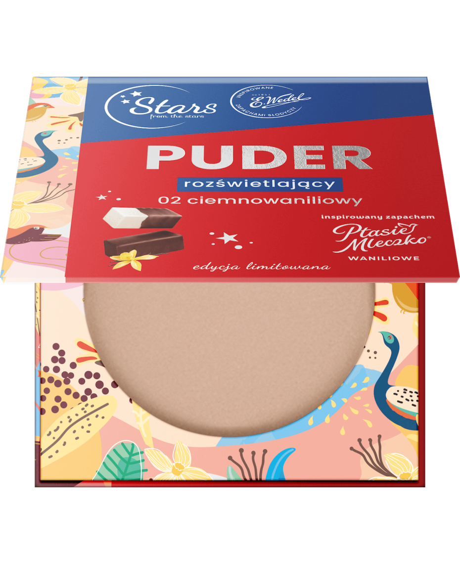 Stars from the Stars Wedel Rozświetlający Puder do Twarzy 02 Ciemnowaniliowy