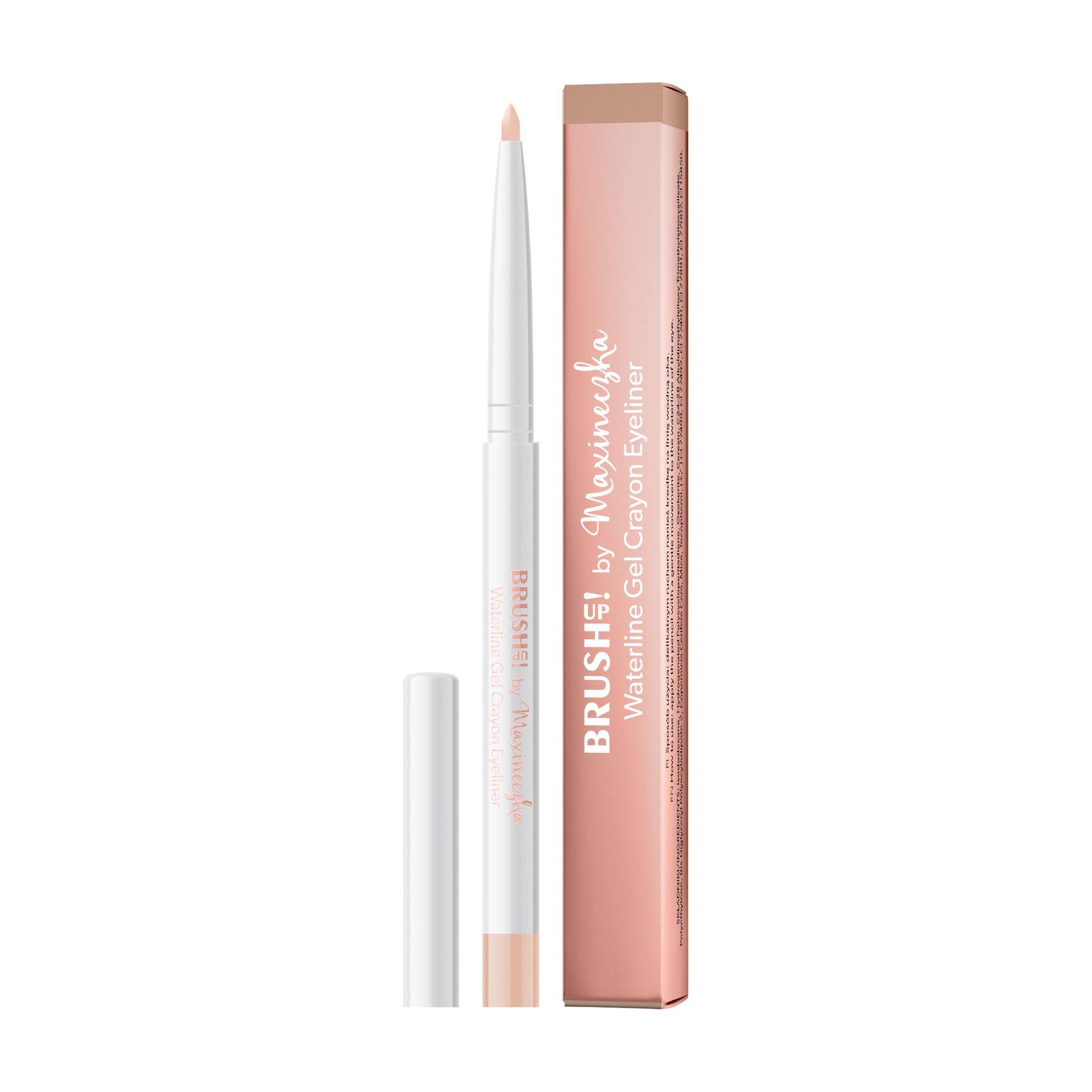 Brush Up! by Maxineczka Waterline Gel Crayon Eyeliner Kredka do Oczu 01 Peach Beige 3g
