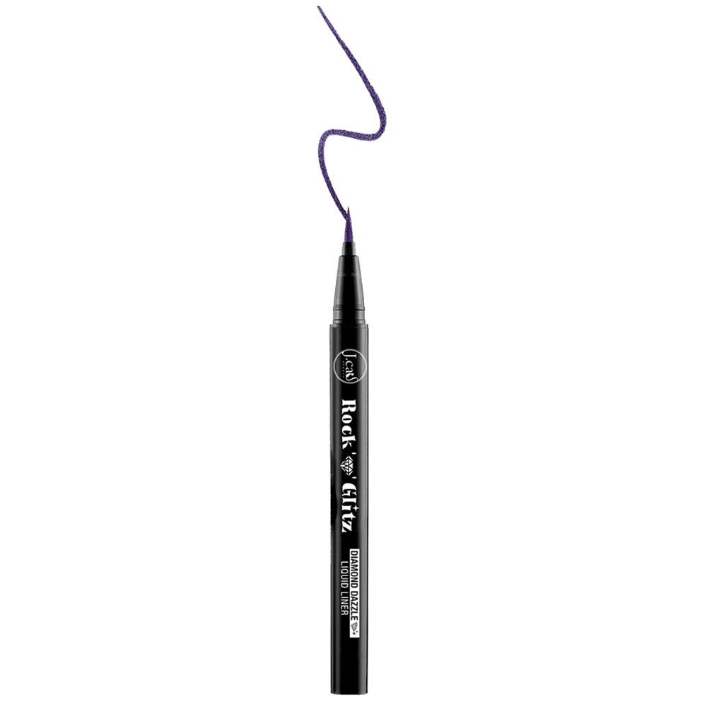 J.Cat Beauty Rock Glitz Eyeliner w Pisaku 104 Purple Crystal