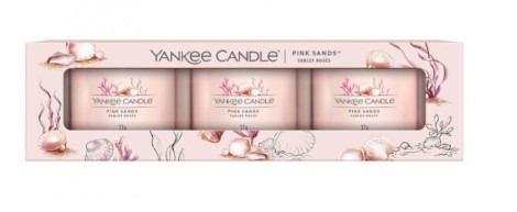 Yankee Candle Zestaw 3 Świec Mini Pink Sands