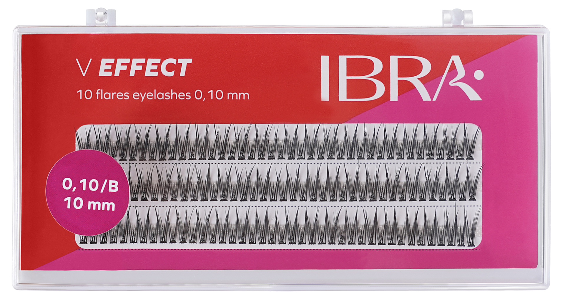 IBRA Makeup Zestaw Kępek V Effect 0,10/B 10mm