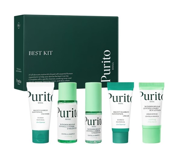PURITO Best Kit Zestaw Kosmetyków do Pielęgnacji Twarzy