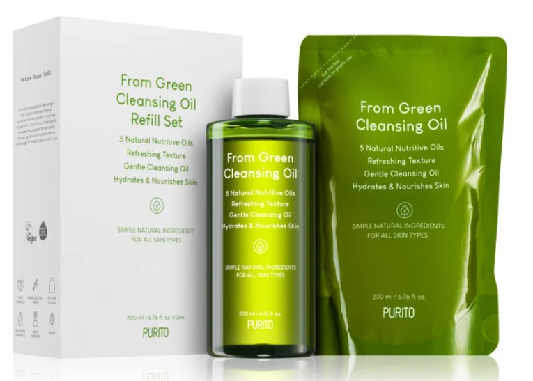 PURITO From Green Cleansing Oil Zestaw Olejeków do Demakijażu 2x200ml