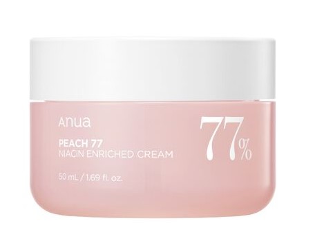 Anua Peach 77 Niacin Enriched Nawilżający Krem do Twarzy 50ml