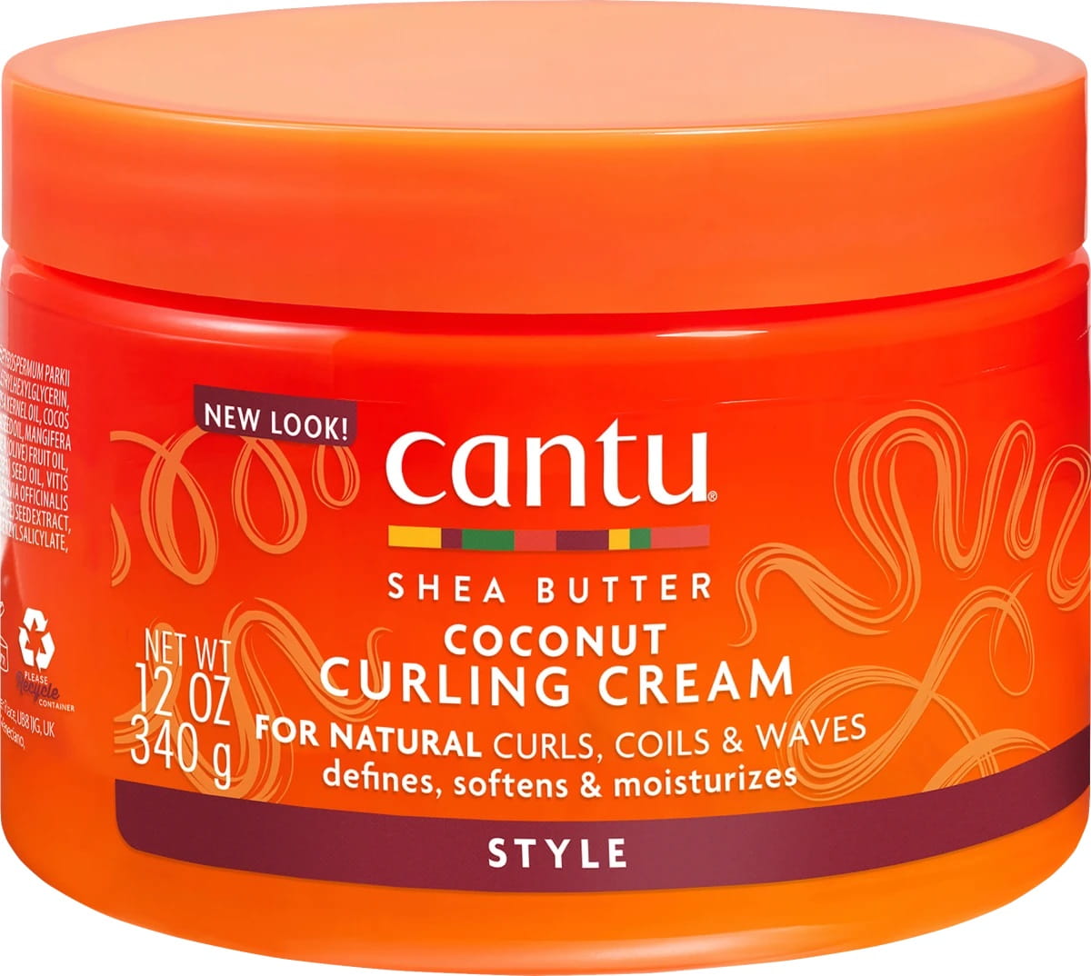 Cantu Shea Butter Coconut Curling Cream Kokosowy Krem do Włosów Kręconych 340g