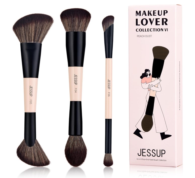 Jessup Makeup Lover Collection VI Zestaw Pędzli do Makijażu Peach Dust T508