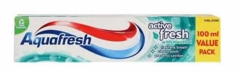 Aquafresh Pasta do Zębów Active Fresh 100ml