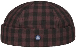 Czapka Dokerka Whitbourne by Hammaburg, czarno-bordowy, L (58-59 cm)