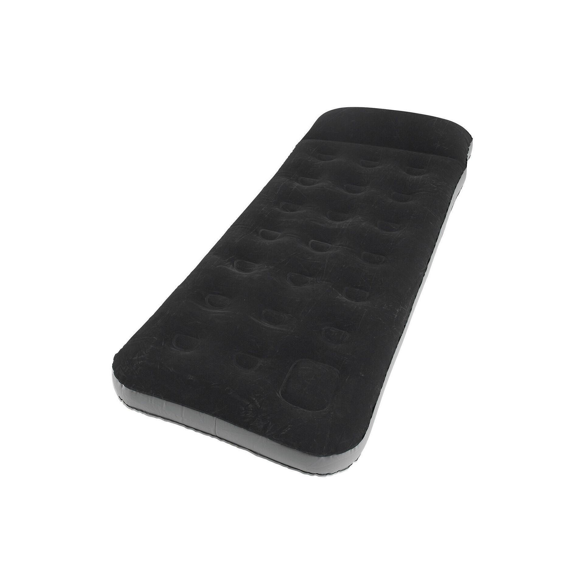 Materac z poduszką i pompką Outwell Flock Classic Single - black / grey