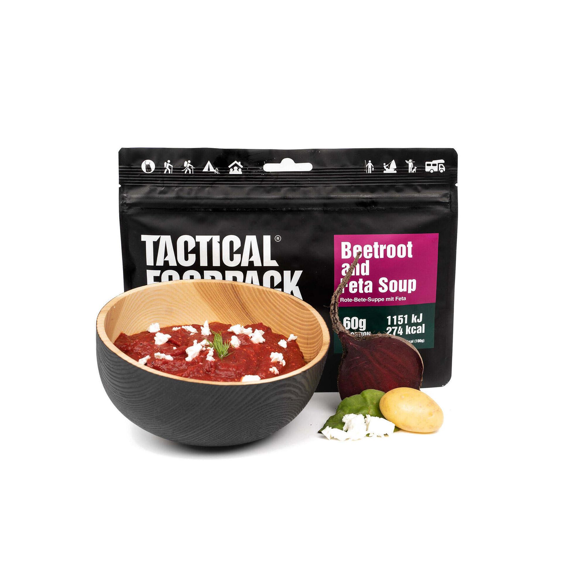 Tactical Foodpack Tactical Foodpack Freeze Dried Meal 60g, Beetroot and Feta Soup  2021 Żywność turystyczna 15