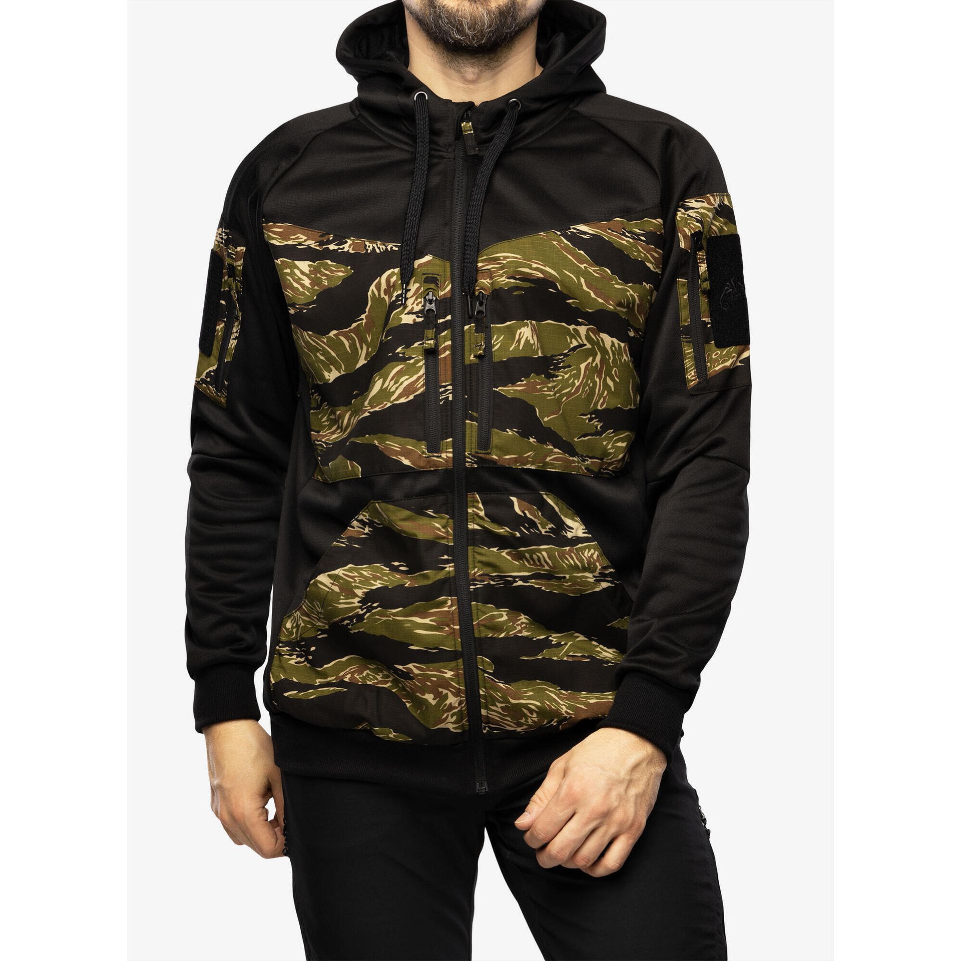 Bluza z Kapturem Helikon-Tex ROGUE Hoodie (FullZip) Tiger stripe XL