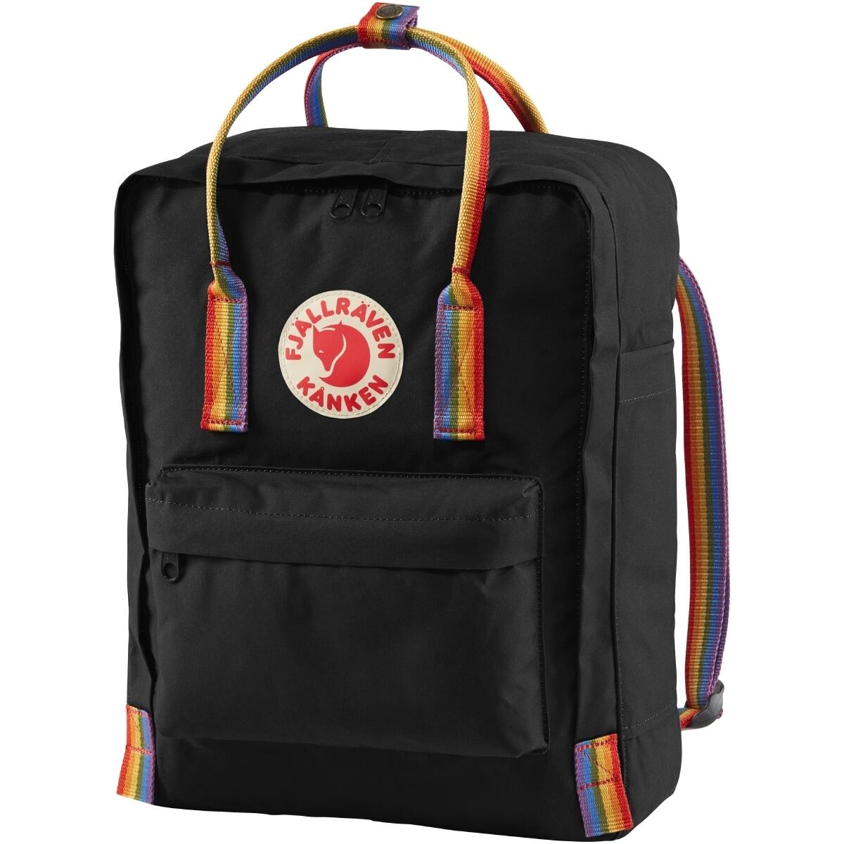 Fjallraven, Plecak, Kanken Rainbow 550-907, czarny, 16L