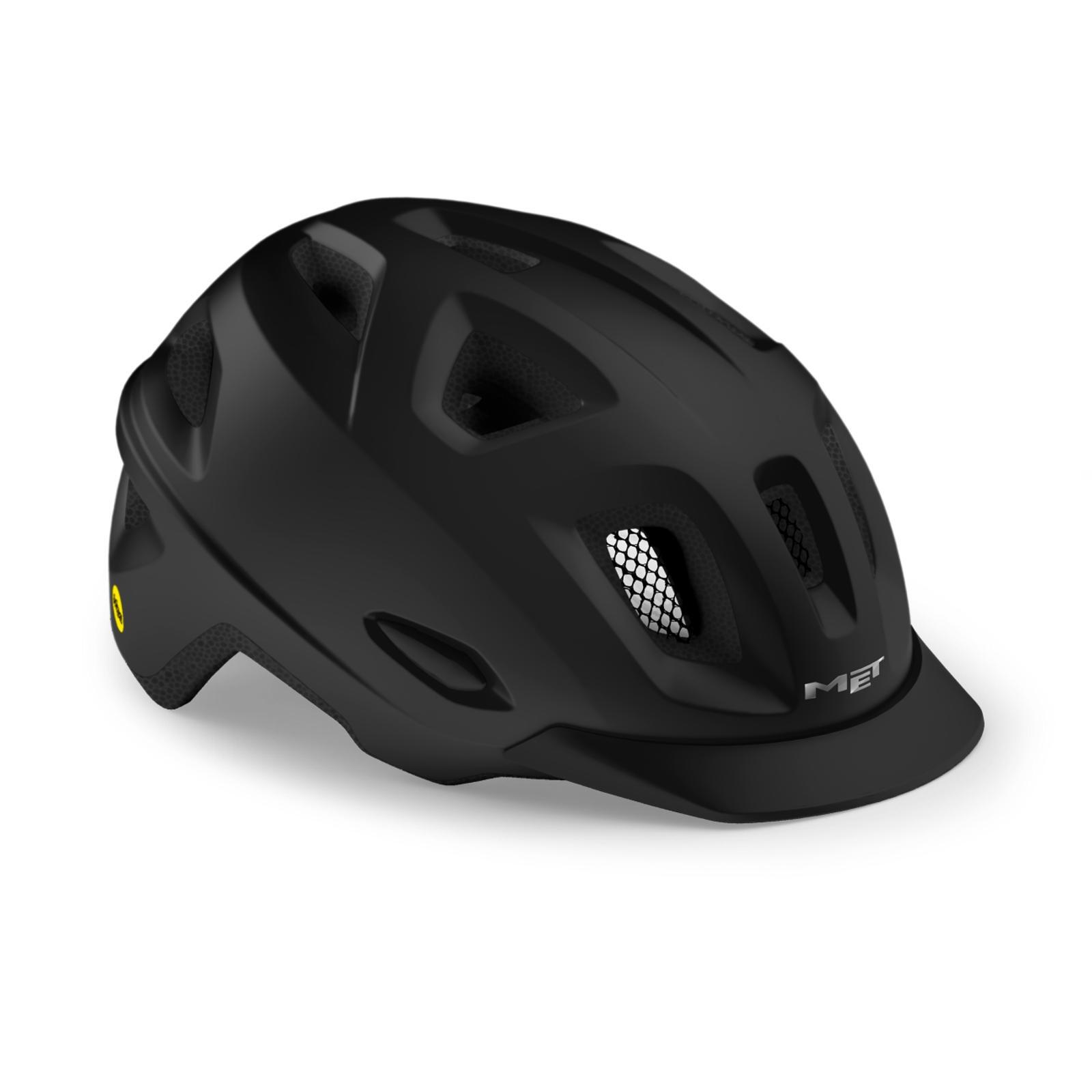 MET Mobilite MIPS Helmet, black matte L/XL | 60-64cm 2021 Kaski miejskie i trekkingowe 57003202